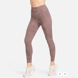 Nike® (Women's XS) Zenvy™ Tie-Dye Gentle-Support High-Waisted 7/8 Leggings